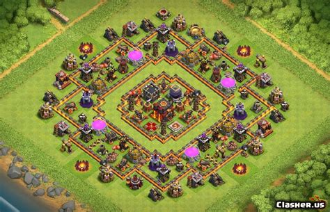 coc th10 base